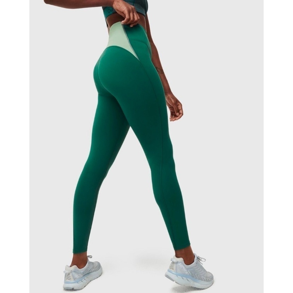 Outdoor Voices FrostKnit 7/8 Cold Weather‎ Athletic Legging Rainforest Green XS